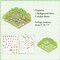 Cute Isometric Sticker Activity, 4 Packs, DIY Landscape Stickers, Adorabilities